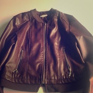 Oxblood Leather Jacket
